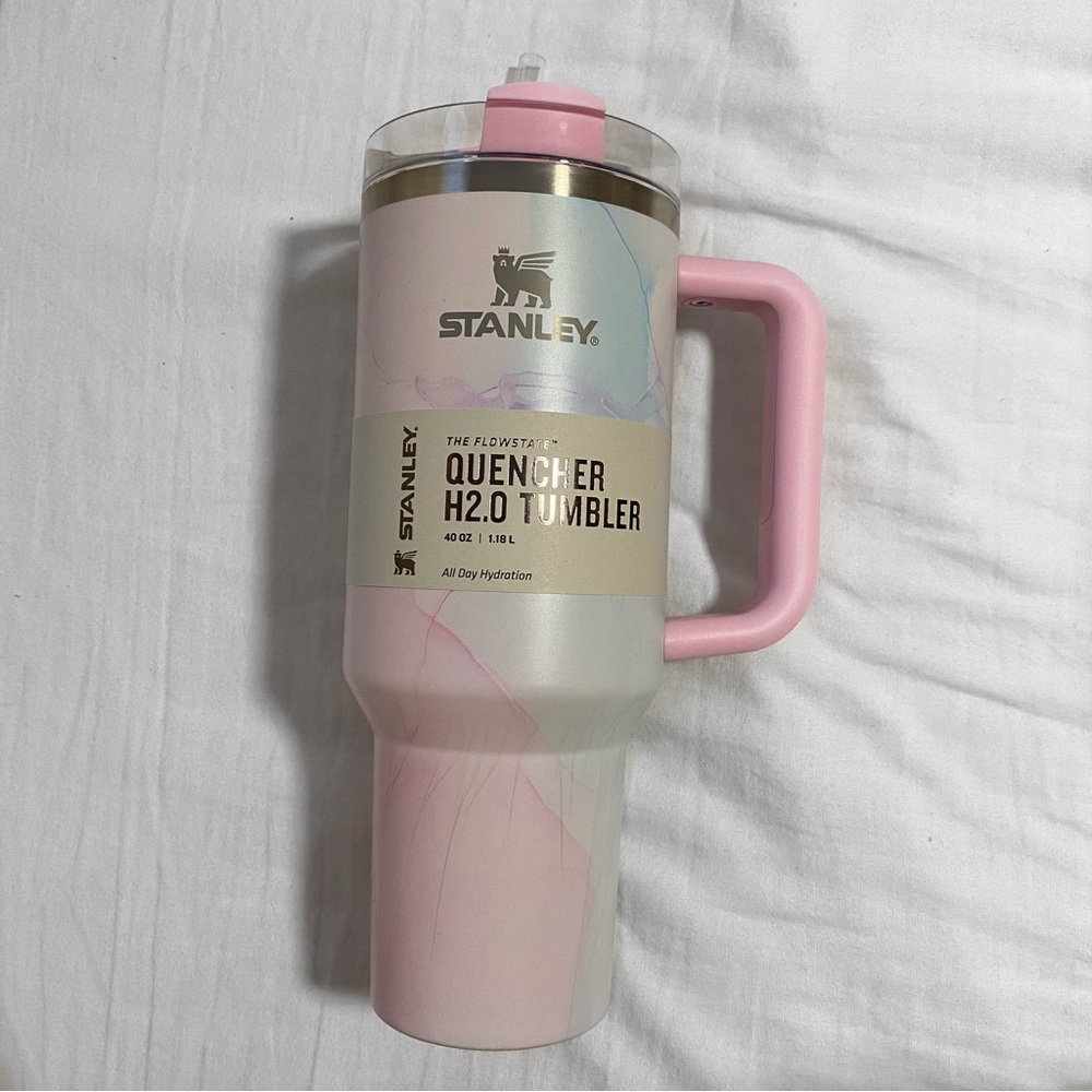 Watercolor Tulle Stanley Tumbler